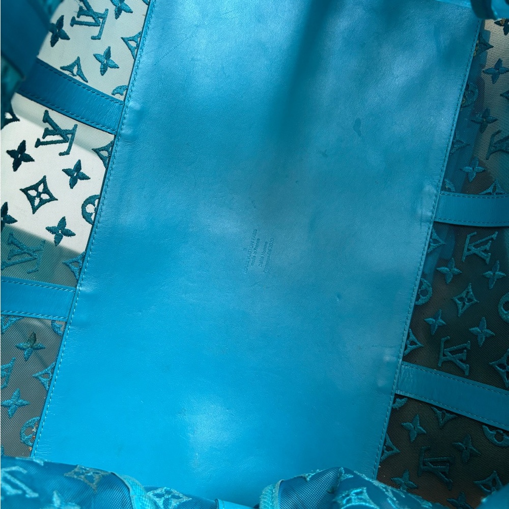 Louis Vuitton Turquoise Monogram Bag - Picture 3 of 7